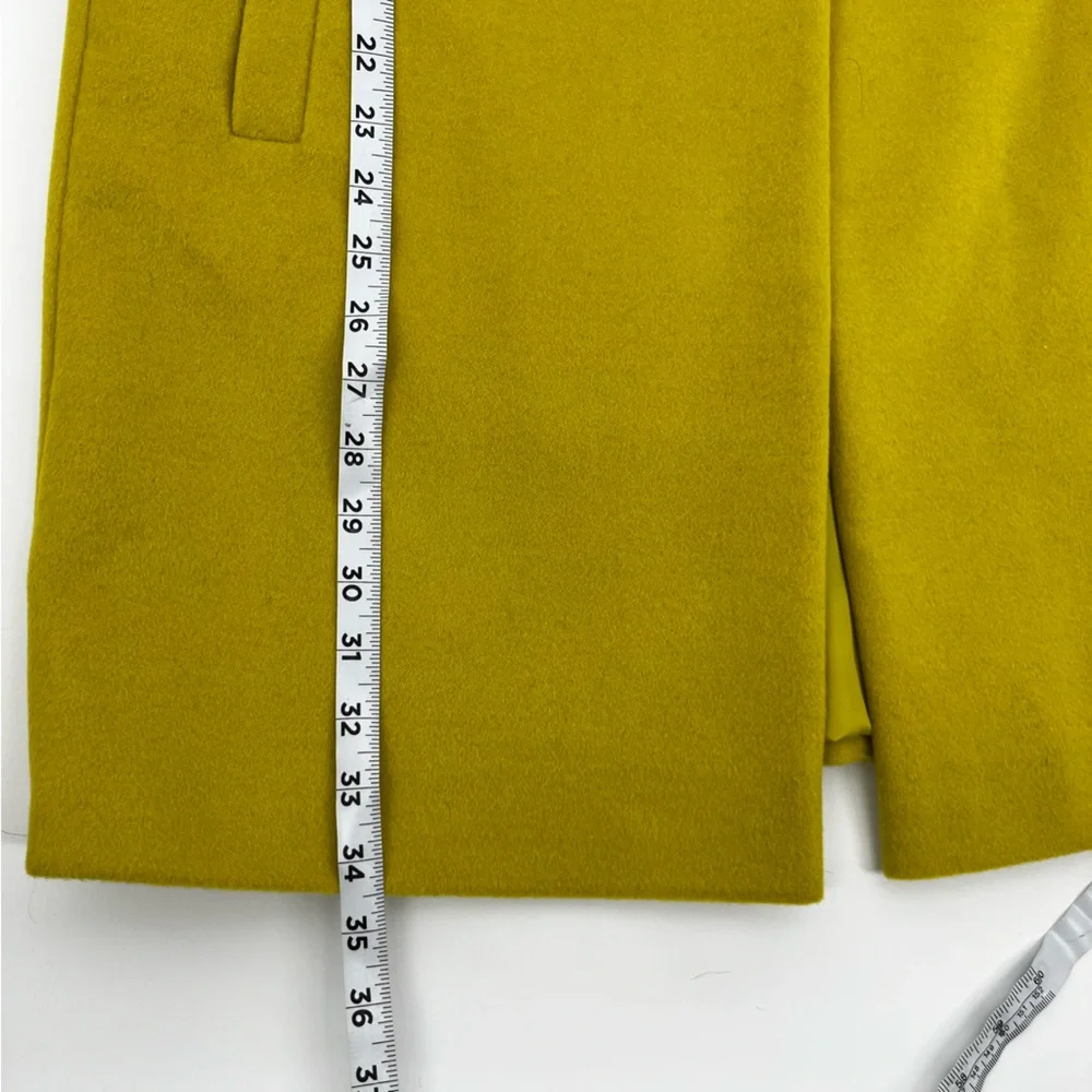 Sam Edelman Notch Lapel Wool Blend Coat Size 8 NWT